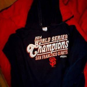 2014 world series champions San Francisco Giants women's hoodie.